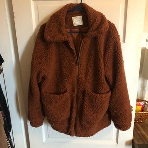 Brown Teddy Jacket